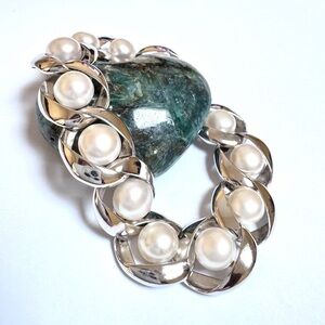 ROSS SIMONS Bracelet White Pearl Sterling Silver 7” Beautiful V.GOOD COND